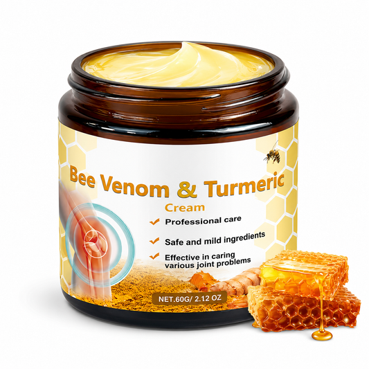 Bee Venom & Turmeric Relief Cream | Soothing Joint & Muscle Massage Cream